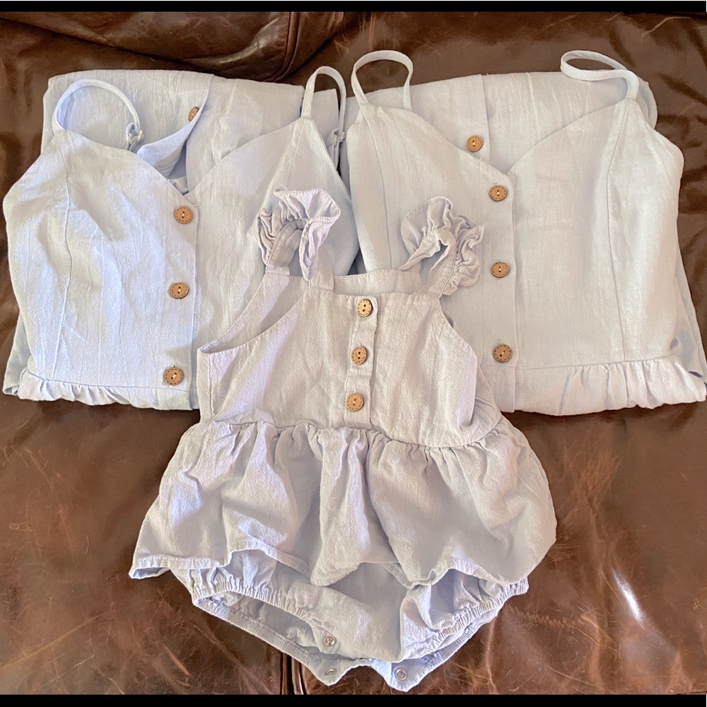 Mommy and me 3 piece dress set